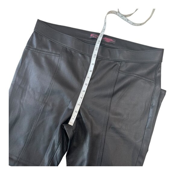 NO BOUNDARIES Women SZ XXL(19) Black Coating Skinny Jegging Pant Pull On Stretch - Picture 5 of 12